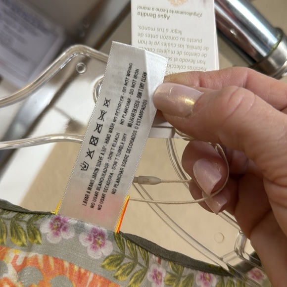 Agua Bendita Selam Vita Tunic Cover up Caftan NWT One Size - Picture 7 of 16